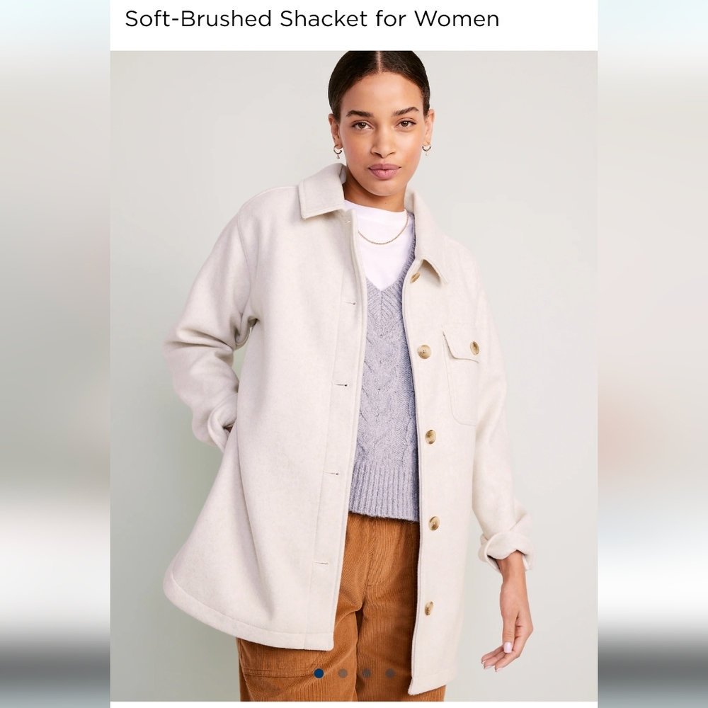 Old Navy Soft Brush Shacket